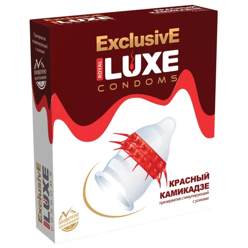 Презерватив LUXE Exclusive "Красный Камикадзе" - 1 шт.