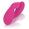 Розовый перезаряжаемый вибратор со стимуляцией клитора Silhouette S17