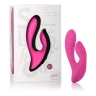 Розовый перезаряжаемый вибратор со стимуляцией клитора Silhouette S17