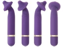 Фиолетовый G-Spot вибромассажер The Mystical Mushroom - 14 см.