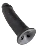 Чёрный фаллос-гигант 10" Cock - 25,4 см.