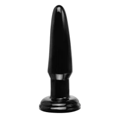 Чёрная анальная пробка Beginner's Butt Plug - 10,9 см.