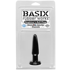 Чёрная анальная пробка Beginner's Butt Plug - 10,9 см.
