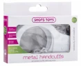 Белые металлические наручники SHOTS TOYS White