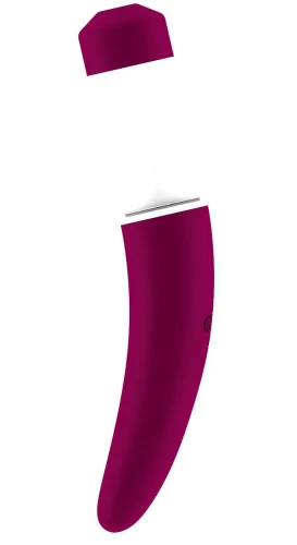 Фиолетовый вакуумный клиторальный вибромассажер Personal vibrator HIKY