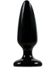 Средняя чёрная анальная пробка Jelly Rancher Pleasure Plug Medium - 12,7 см.