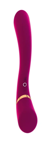 Розовый вибратор Cleo - 27 см.