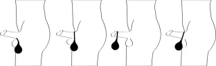 Чёрное силиконовое кольцо Cock ring & weight с утяжелением