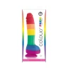 Радужный фаллоимитатор Pride Edition 8 Dildo - 25,4 см.