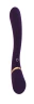 Фиолетовый вибратор Cleo - 27 см.