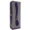 Фиолетовый вибратор Cleo - 27 см.