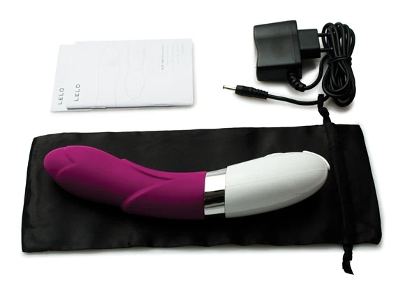 Фиолетовый вибратор украшенный лепестками Iris Deep Rose (LELO)
