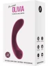 Розовый гнущийся вибратор Olivia - 15,6 см.