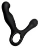Чёрный стимулятор простаты с вибрацией Revive Prostate Massager
