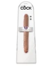 Двусторонний фаллоимитатор-мулат 12" Slim Double Dildo - 30 см.
