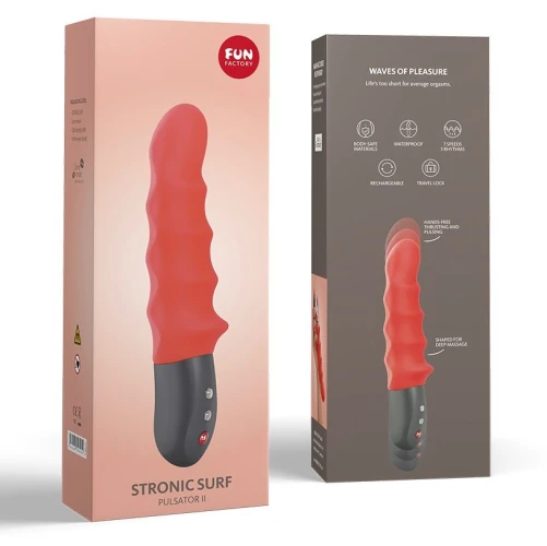 Оранжевый пульсатор Stronic Surf - 20,3 см.