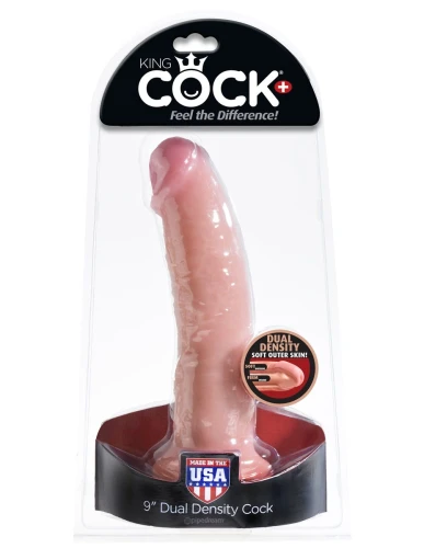 Телесный фаллоимитатор Dual Density 9" Cock - 22,9 см.