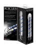 Стеклянный вибростимулятор ICICLES № 20 - 17,8 см.