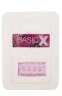 Розовая насадка на пенис с треугольными шипами BASICX TPR SLEEVE