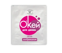 Гель-лубрикант "Окей для двоих" в одноразовой упаковке - 4 гр.