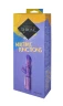 Фиолетовый вибратор с клиторальным стимулятором CLASSIC TRI PRONGE - 24 см.