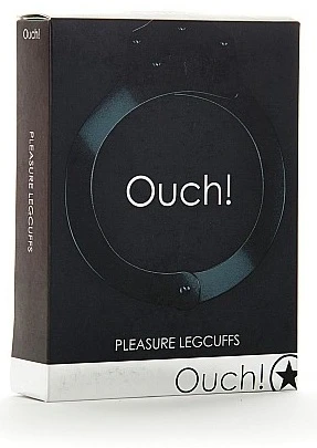Чёрные оковы на ноги Pleasure legcuffs