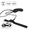 Чёрное виброяйцо с браслетом-пультом Wristband Remote Curve
