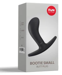 Чёрная анальная пробка Bootie S - 7,5 см.