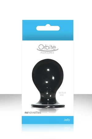 Средняя тёмно-серая анальная пробка ORBITE
