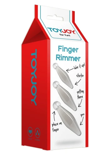 Набор из трех анальных втулок Finger Rimmer