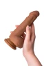Вибратор-реалистик мулат TOYFA RealStick Elite Mulatto - 19 см.
