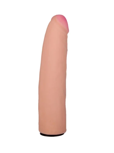 Насадка-фаллоимитатор на кожаных трусиках Harness Ultra Realistic 7" - 18 см.