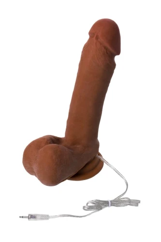 Вибратор-реалистик мулат TOYFA RealStick Elite Mulatto - 21 см.