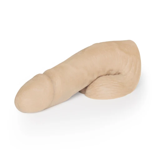 Мягкий имитатор пениса Fleshton Limpy среднего размера - 17 см.