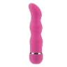 Розовый волнообразный вибромассажер 7-Function Silicone Dreams - 16 см.