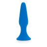 Синий набор Posh Silicone Performance Kits: анальная пробка и 3 эрекционных кольца