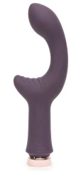 Фиолетовый вибратор Lavish Attention Rechargeable Clitoral &amp; G-Spot Vibrator - 18,4 см.