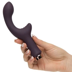 Фиолетовый вибратор Lavish Attention Rechargeable Clitoral &amp; G-Spot Vibrator - 18,4 см.
