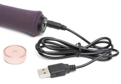 Фиолетовый вибратор Lavish Attention Rechargeable Clitoral &amp; G-Spot Vibrator - 18,4 см.