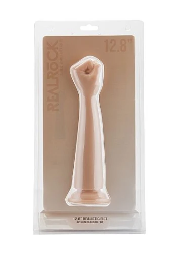 Телесная рука с кулаком для фистинга Realistic Fist 12,8 Inch - 32,5 см.