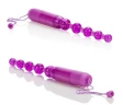 Фиолетовая анальная цепочка Waterproof Vibrating Pleasure Beads