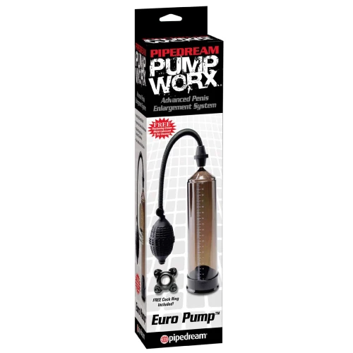 Чёрная мужская помпа Euro Pump