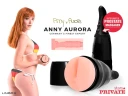 Мастурбатор-анус Private Anny Aurora Ass в тубе с хвостиком для массажа простаты