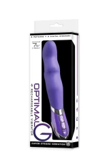 Фиолетовый перезаряжаемый вибратор OPTIMAL G 7.5INCH RECHARGEABLE VIBRATOR - 19 см.