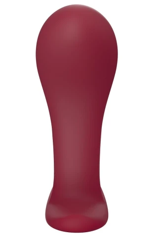 Бордовая анальная пробка Bootie M - 9,3 см.