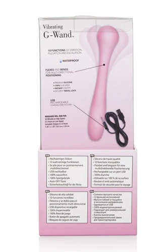 Вибростимулятор точки G Vibrating G-Wand - 18,5 см.
