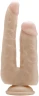 Телесный анально-вагинальный фаллоимитатор Realistic Double Cock 9 Inch - 23 см.