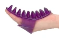 Фиолетовая массажная рукавичка Massage Spikes