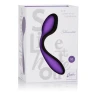 Фиолетовый перезаряжаемый вибромассажер Silhouette S8