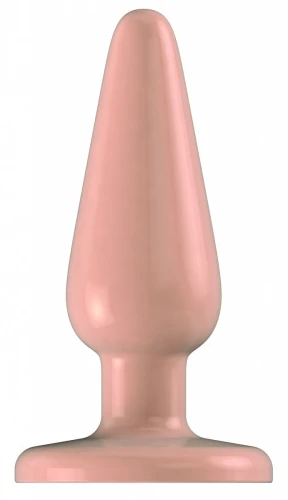Телесный анальный стимулятор Bottom Line 6" Model 1 Rubber Flesh - 15,5 см.